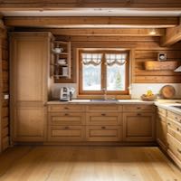 Кухни из дерева на заказ