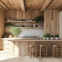 Кухни из дерева на заказ