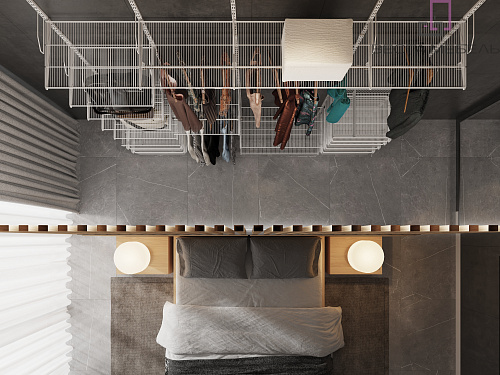 Гардеробная  Нуар Гардеробная  Нуар